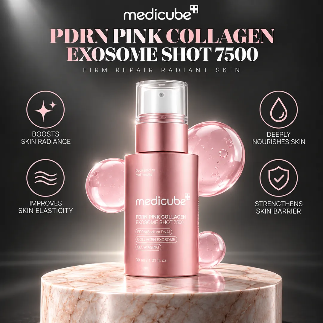 MEDICUBE PDRN PINK COLLAGEN EXOSOME SHOT 7500 30ML