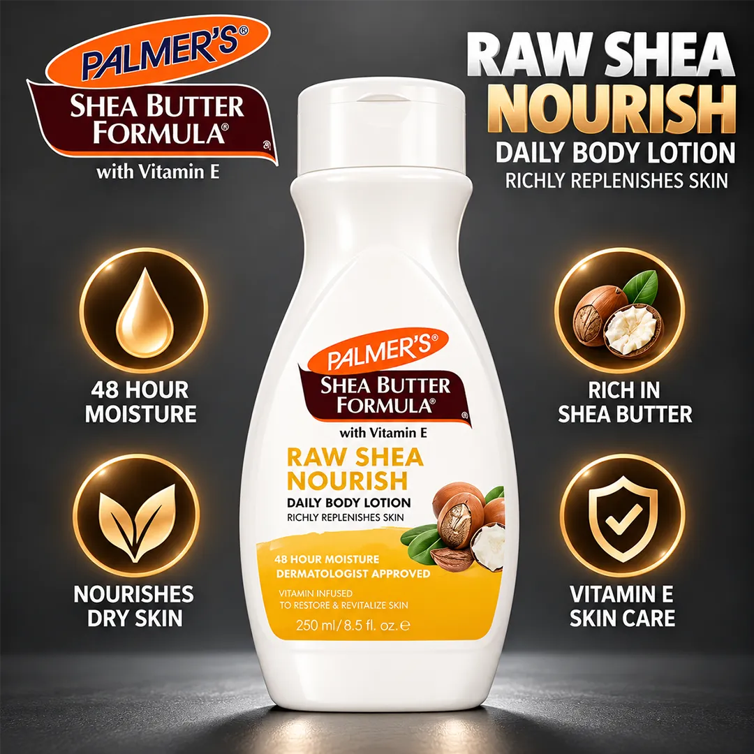 PALMERS RAW SHEA BODY LOTION 200ML