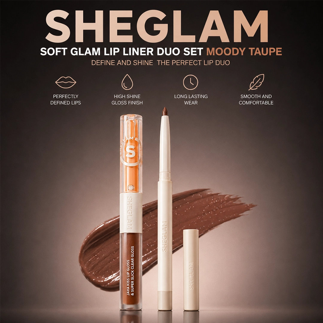 SHEGLAM SOFT GLAM LIP LINER DUO SET