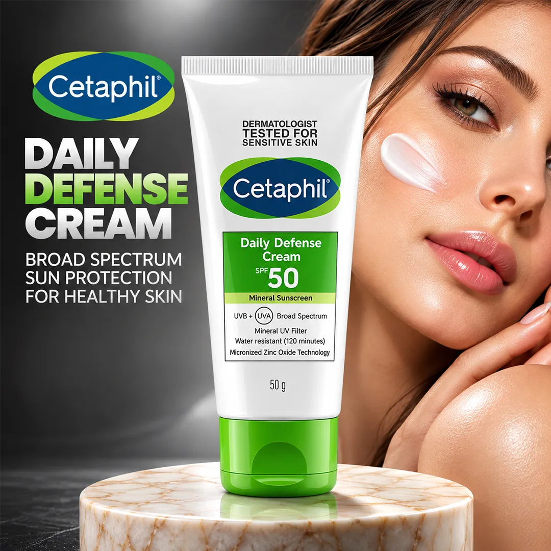 CETAPHIL DAILY DEFENCE CREAM 50SPF 50G