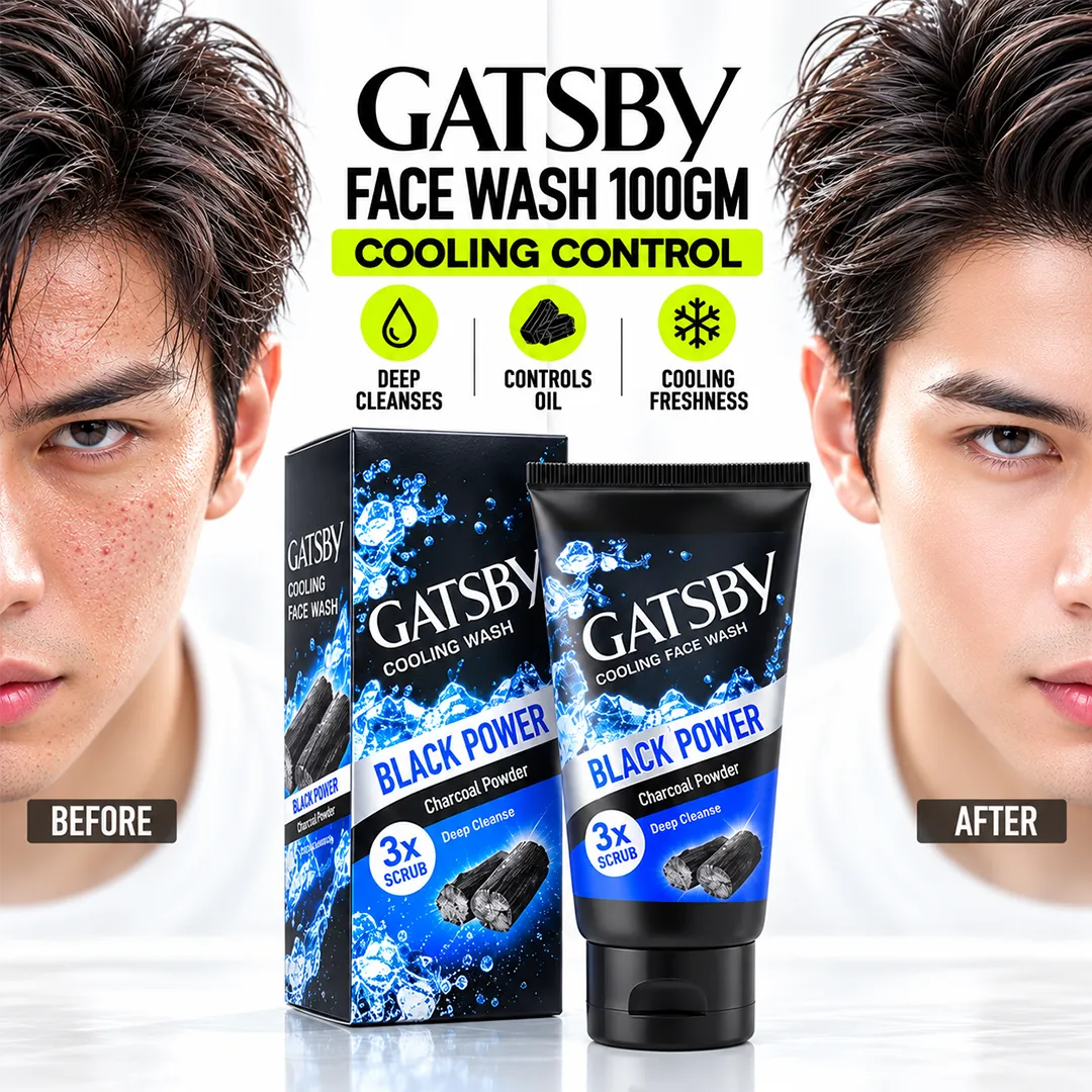 GATSBY FACE WASH 100GM COOLING CONTROL