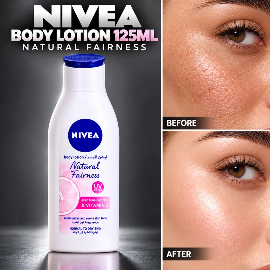 NIVEA BODY LOTION 125ML NATURAL FAIRNESS