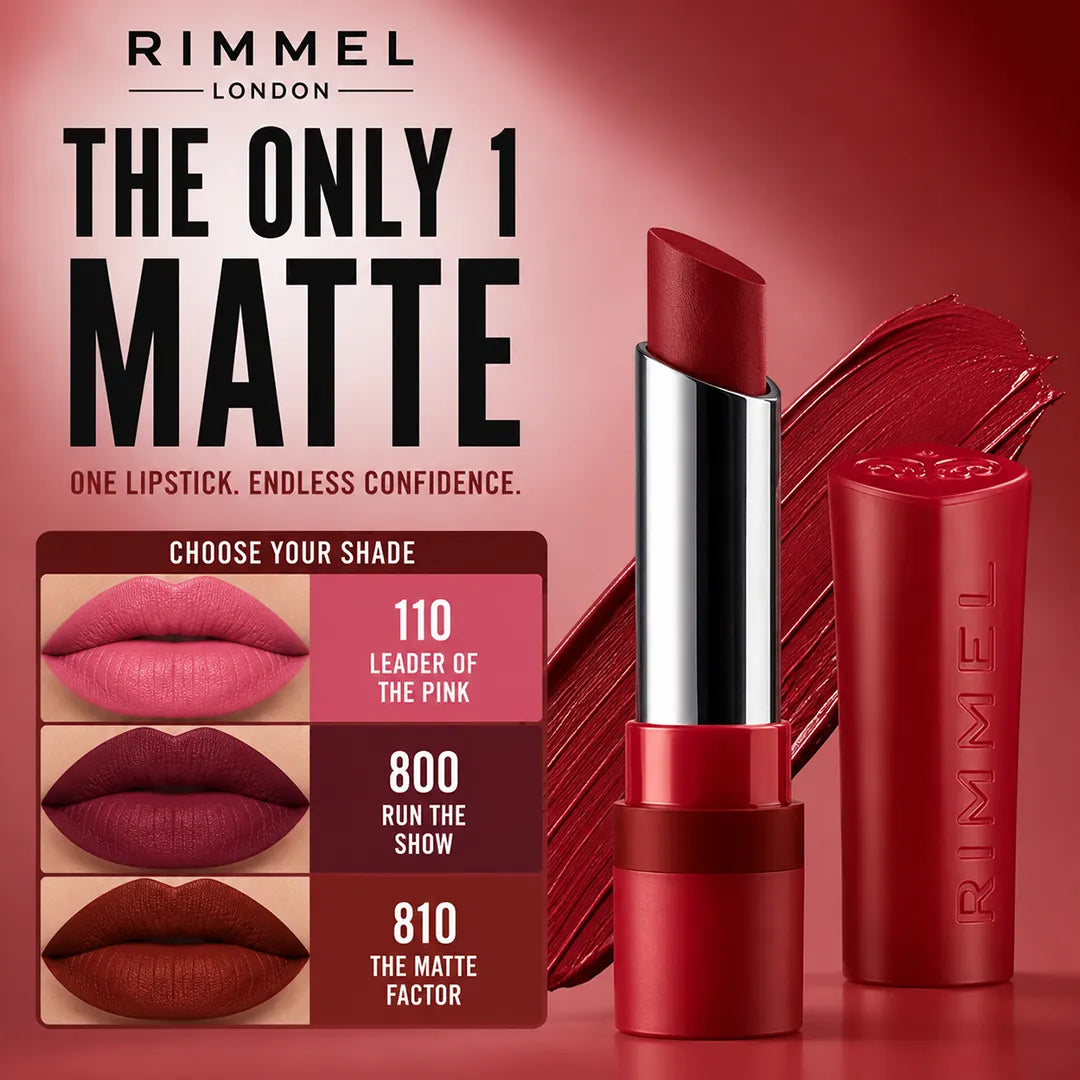 RIMMEL LIPSTICK THE ONLY 1 MATTE