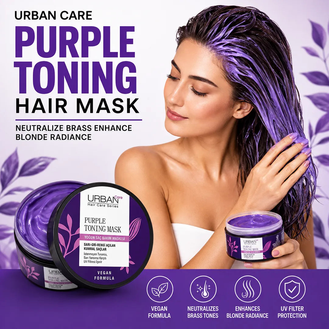 URBAN CARE PURPLE TONING HAIR MASK 230ML