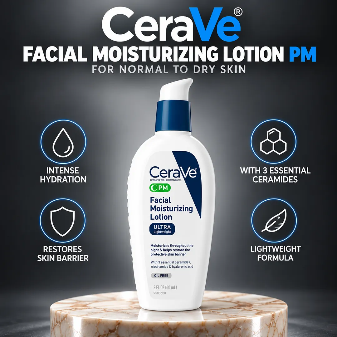 CERAVE FACIAL MOISTURISING LOTION PM 60ML