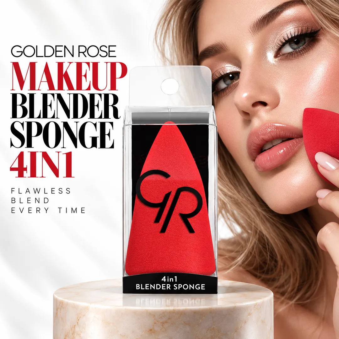 GOLDEN ROSE MAKEUP BLENDER SPONGE 4IN1
