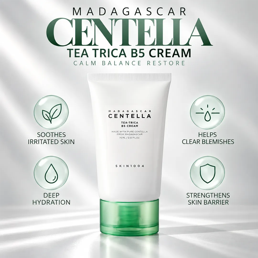 MADAGASCAR CENTELLA TEA TRICA B5 CREAM 75ML