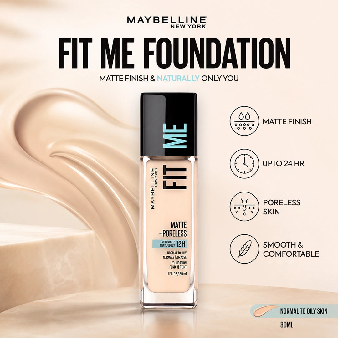 MAYBELLINE FIT ME FOUNDATION MATTE 30ML