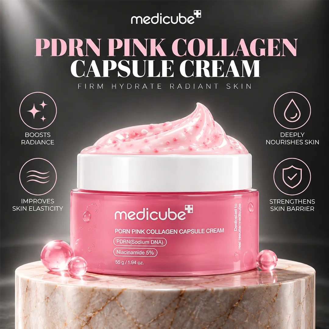 MEDICUBE PDRN PINK COLLAGEN CAPSULE CREAM 55GM