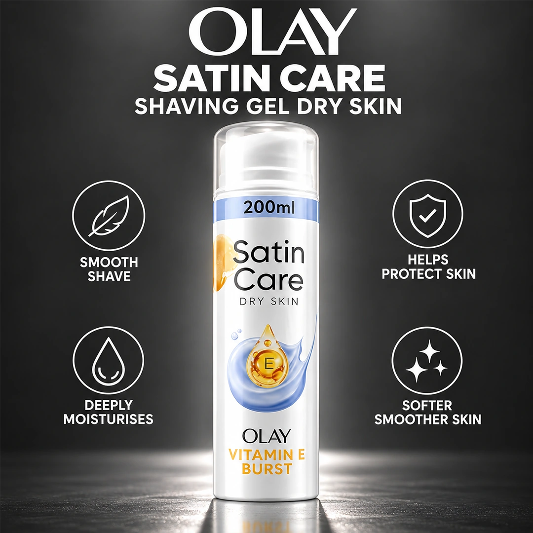 OLAY SATIN CARE SHAVING GEL DRY SKIN 200ML