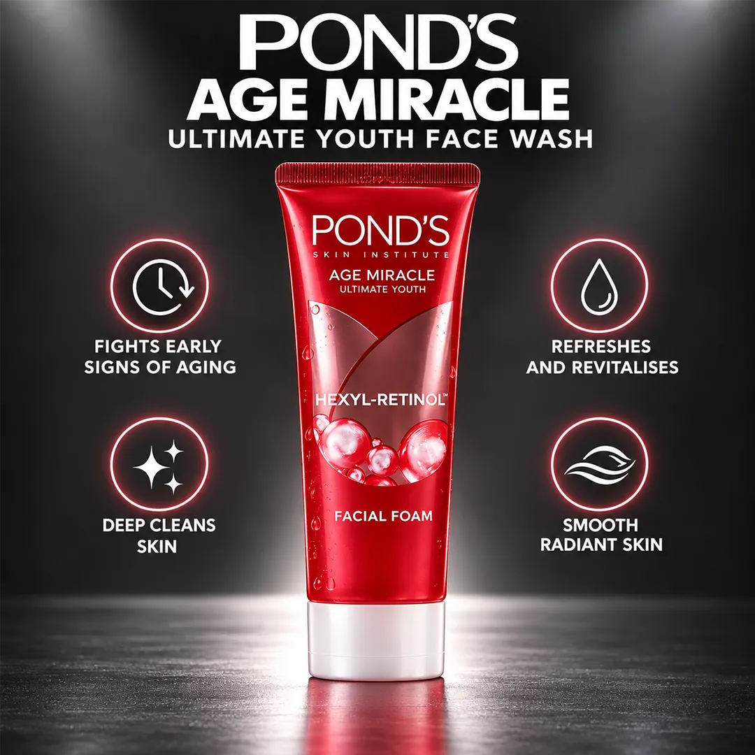 PONDS AGE MIRACLE ULTIMATE YOUTH FACE WASH 90G