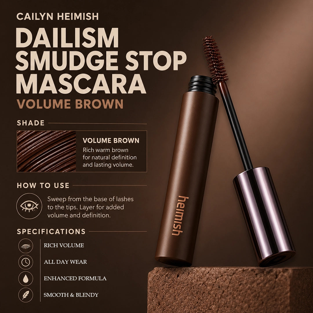 CAILYN HEIMISH DAILISM SMUDGE STOP MASCARA VOLUME BROWN
