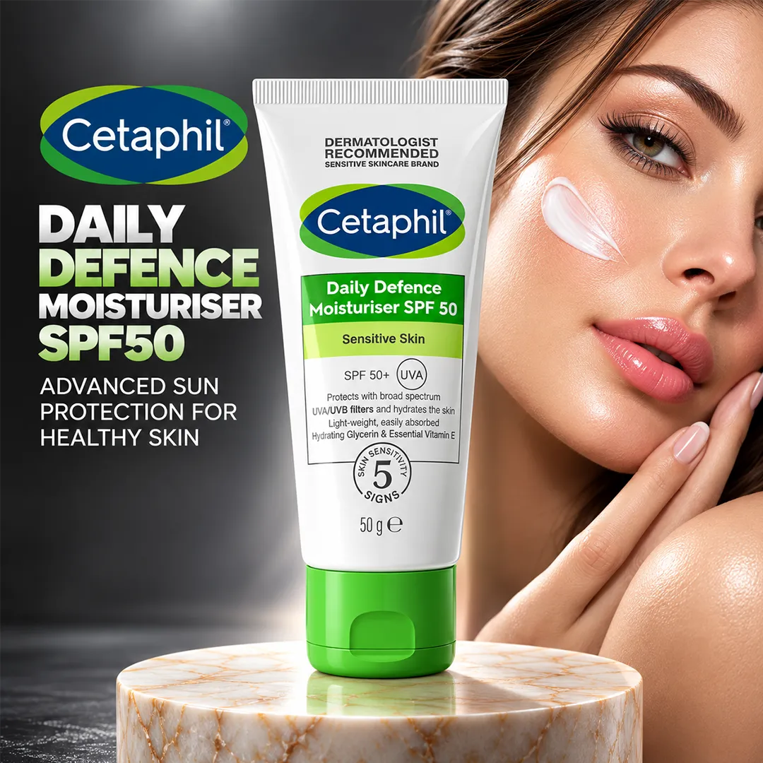 CETAPHIL DAILY DEFENCE MOISTURISER SPF50 50GM