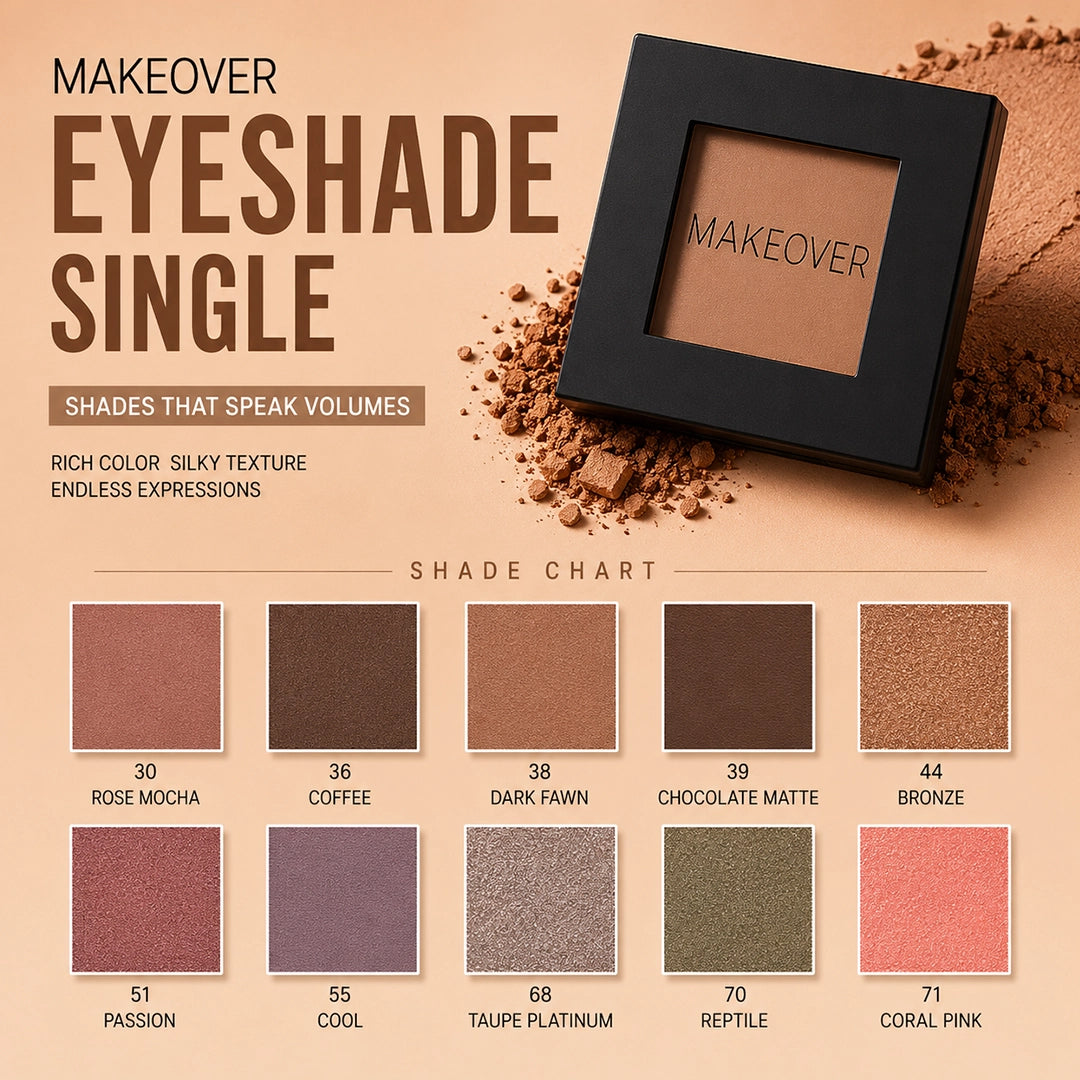 MAKEOVER EYESHADE SINGLE Shades