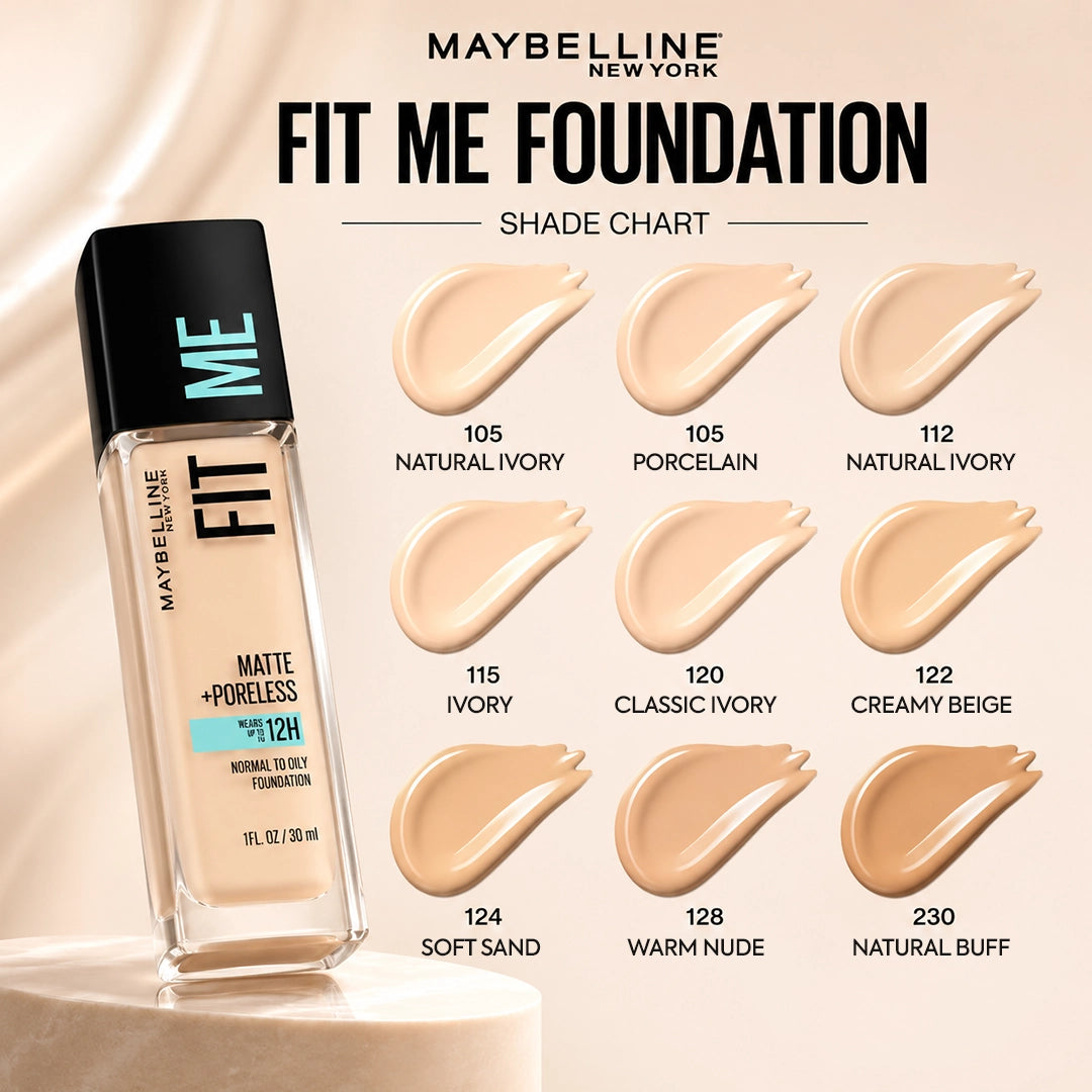 MAYBELLINE FIT ME FOUNDATION MATTE 30ML