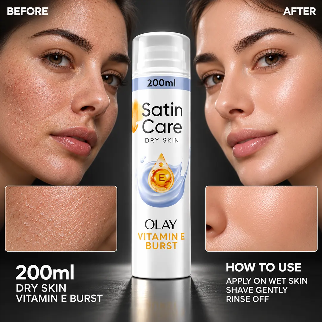 OLAY SATIN CARE SHAVING GEL DRY SKIN 200ML