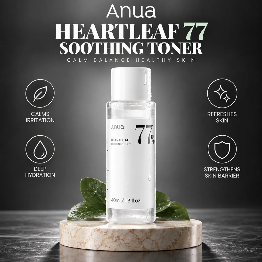 ANUA HEARTLEAF 77 SOOTHING TONER 40ML