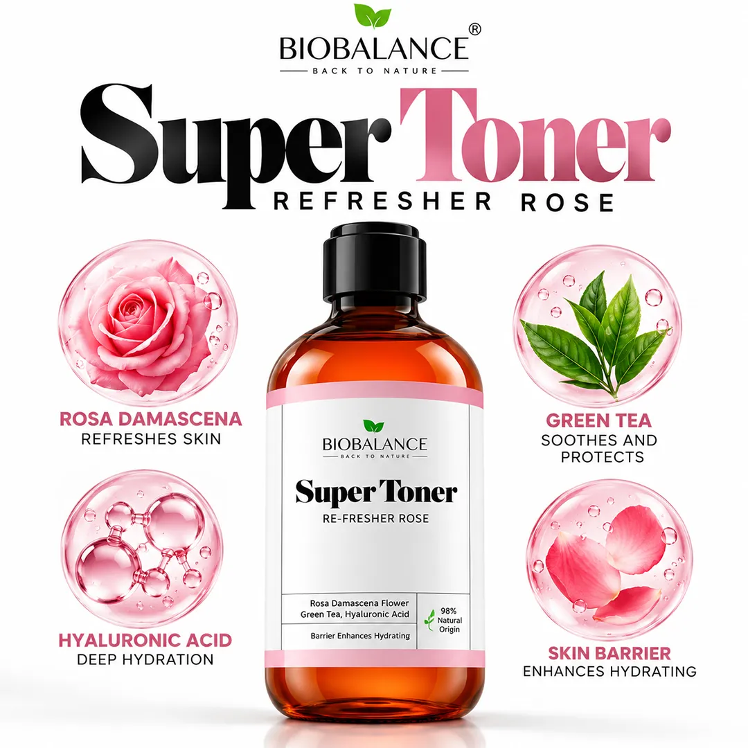 BIO BALANCE SUPER TONER REFRESHER ROSE 250ML