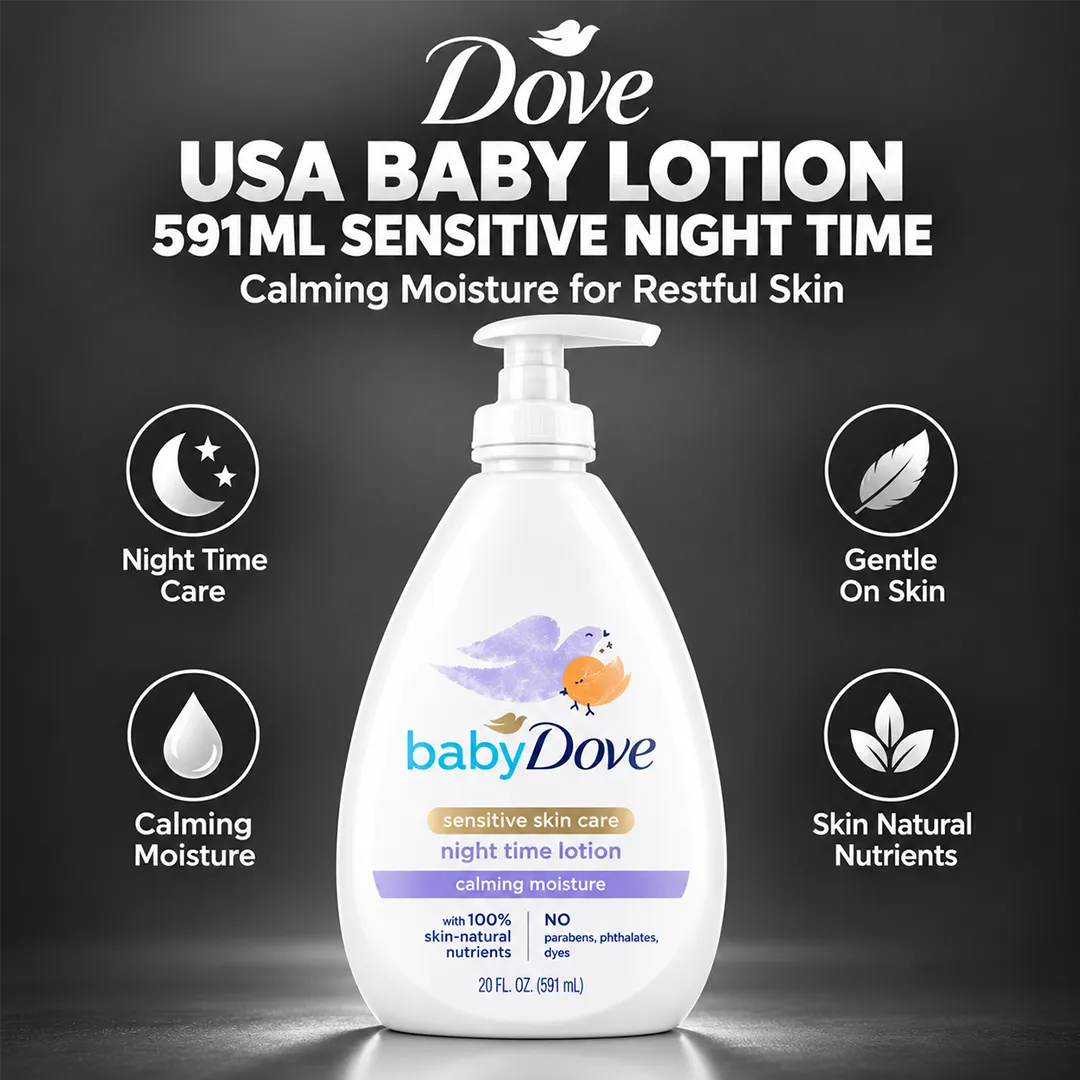 DOVE USA BABY LOTION 591ML SENSITIVE NIGHT TIME