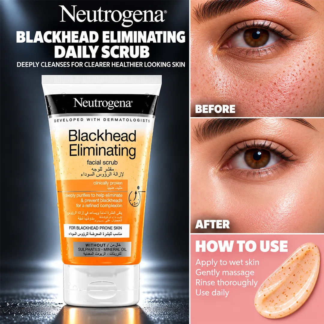 NEUTROGENA BLACKHEAD ELIMINATING DAILY SCRUB 150ML