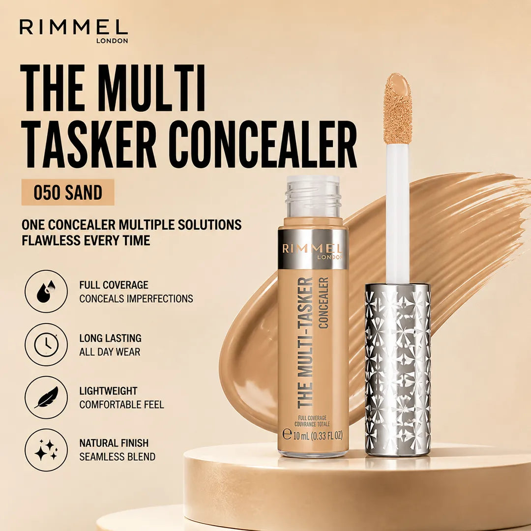 RIMMEL THE MULTI TASKER CONCEALER 050 SAND