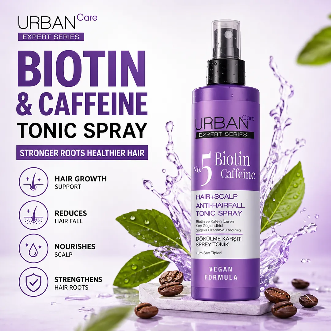 URBAN CARE BIOTIN & CAFFEINE TONIC SPRAY 200ML