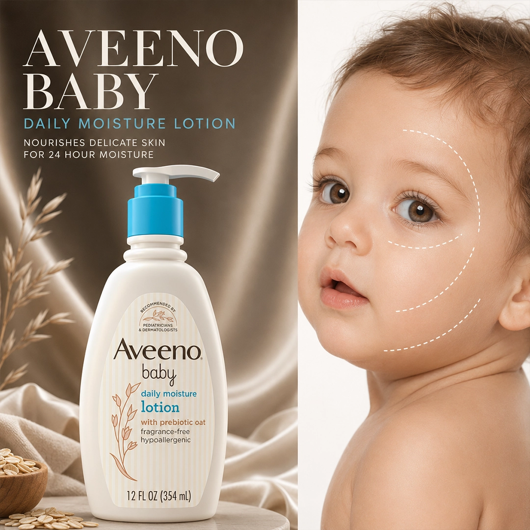 AVEENO BABY DAILY MOISTURE LOTION 354ML