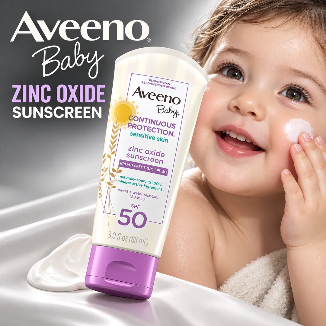 AVEENO BABY ZINC OXIDE SUNSCREEN 88ML