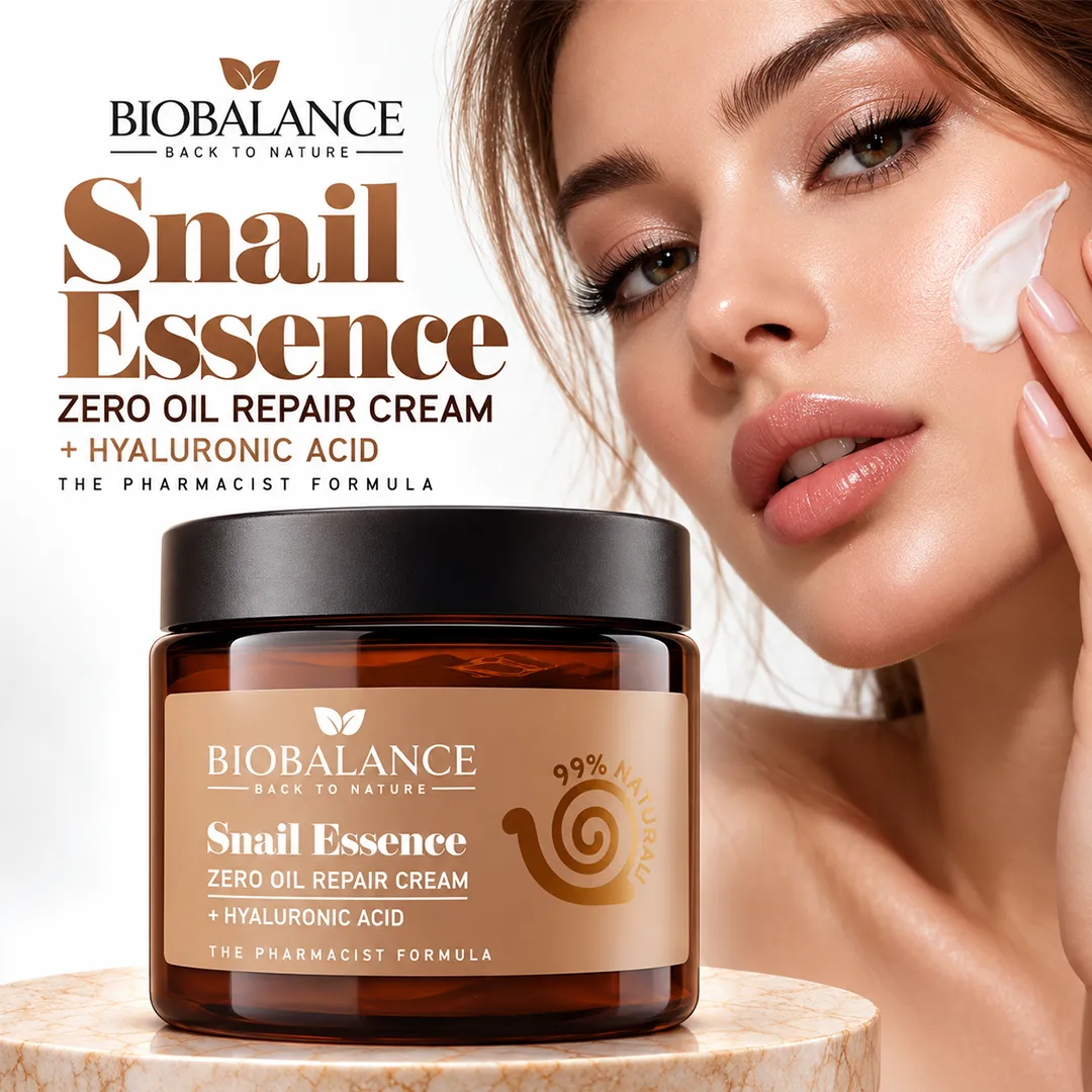 BIO BALANCE SNAIL ESSENCE ZERO OIL REPAIR CREAM 100ML