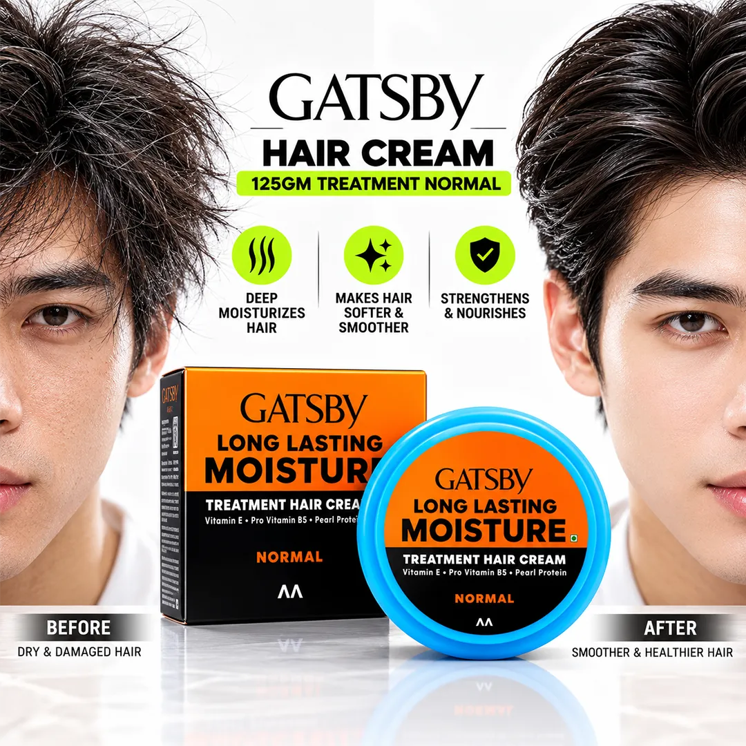 GATSBY HAIR CREAM 125GM TREATMENT NORMAL