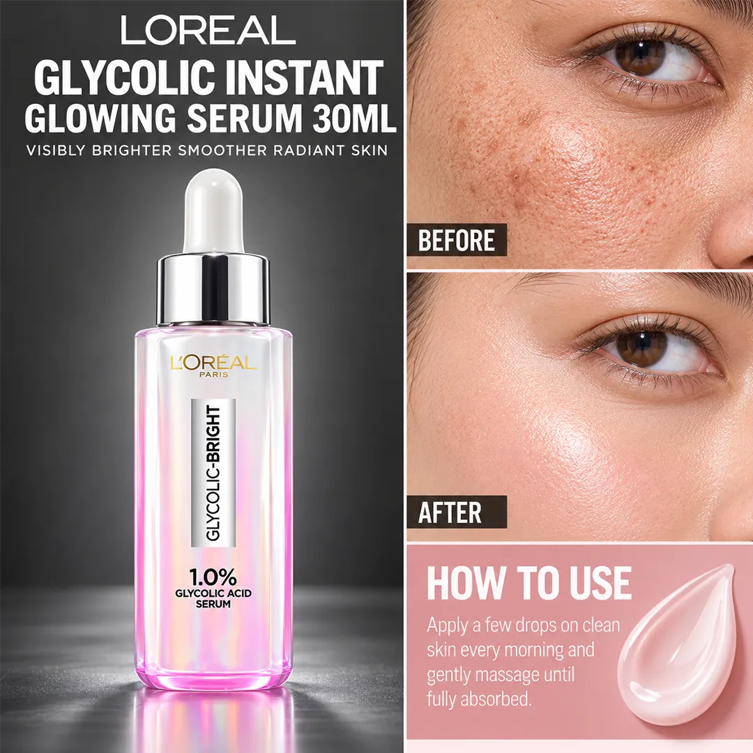 LOREAL GLYCOLIC INSTANT GLOWING SERUM 30ML