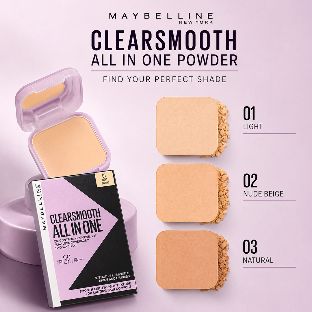 MAYBELLINE CLEAR SMOOTH ALL IN ONE POWDER