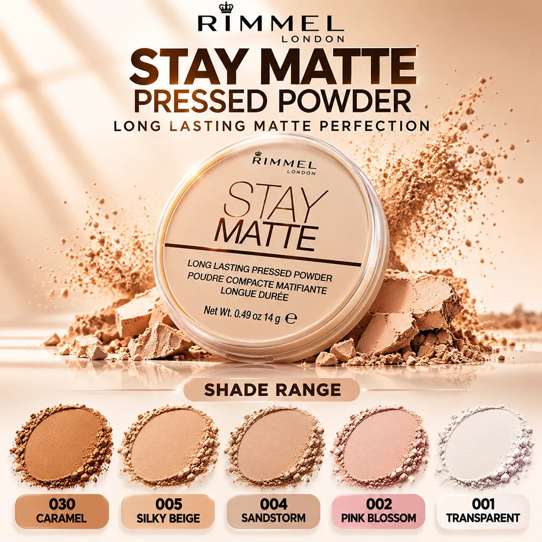 RIMMEL PRESSED POWDER STAY MATTE