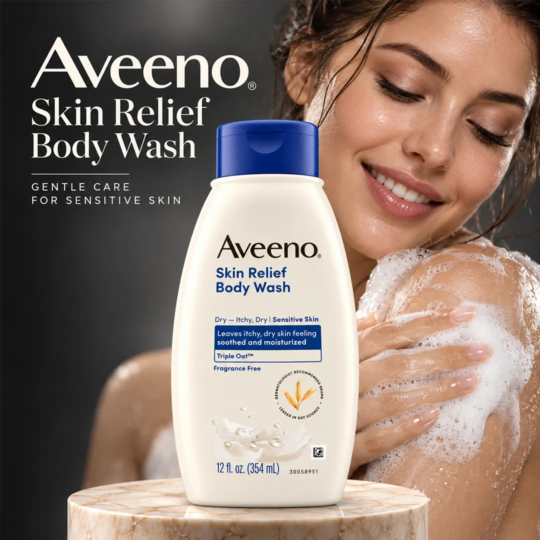 AVEENO BODY WASH 354ML FRAGRANCE FREE