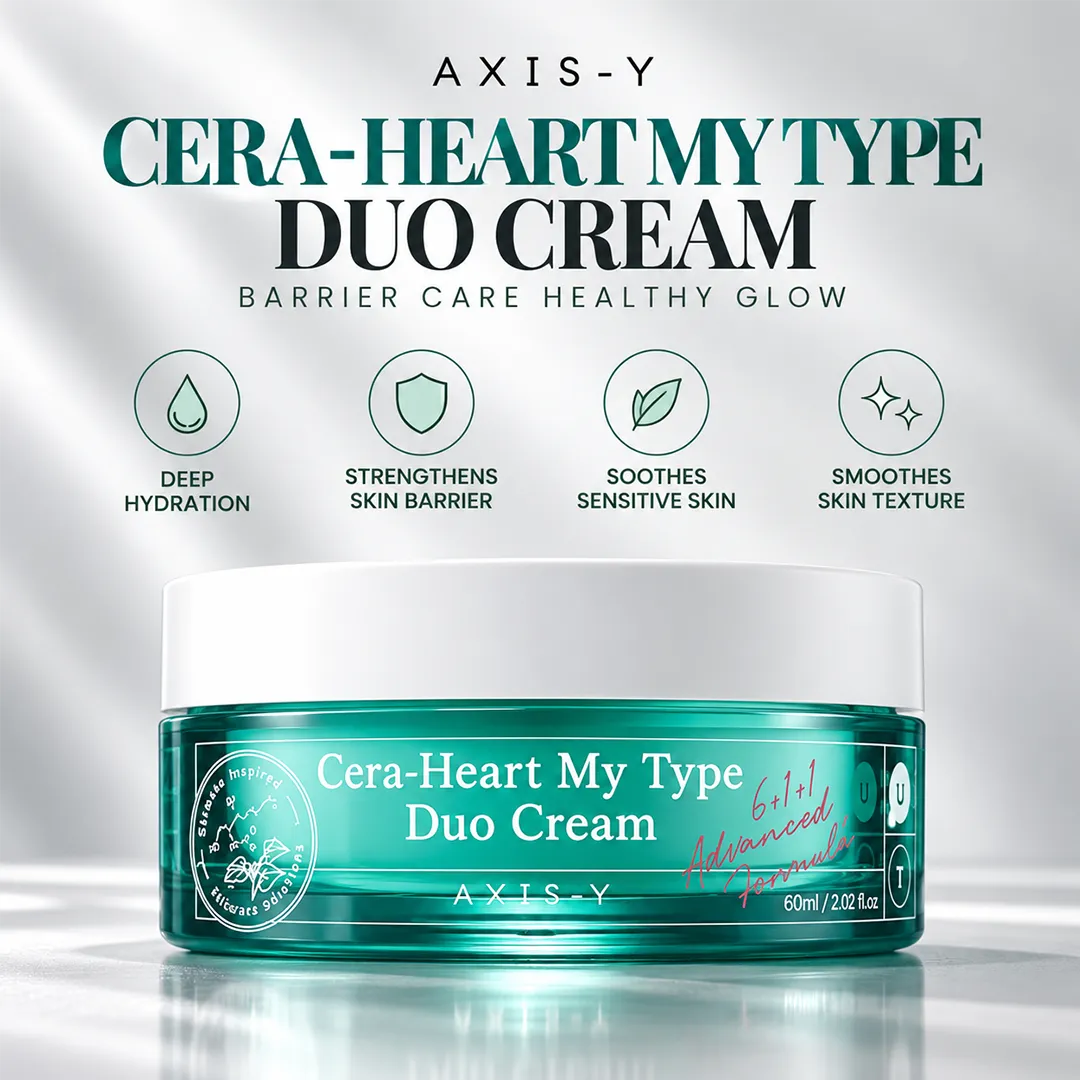 AXIS Y CERA HEART MY TYPE DUO CREAM 60ML