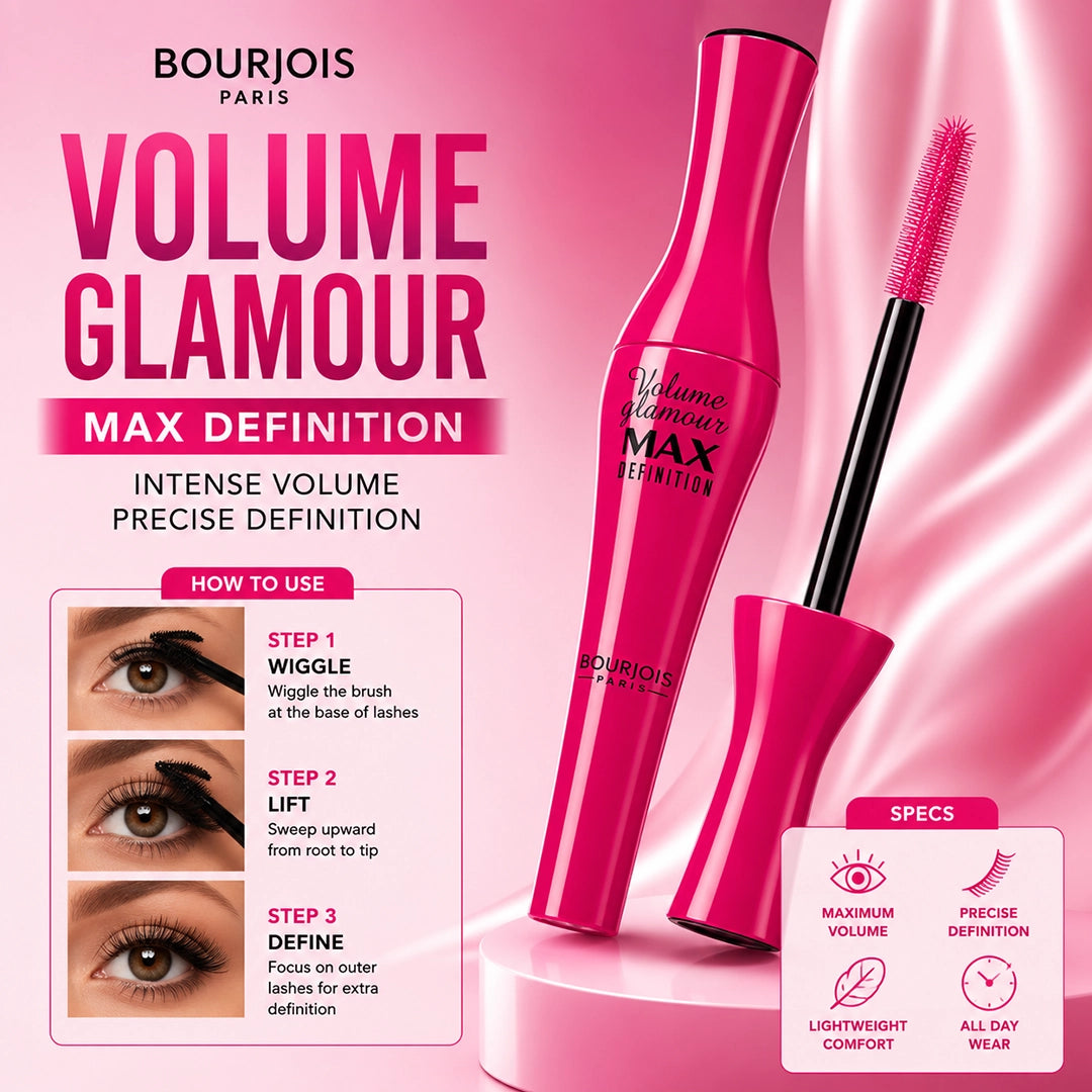 BOURJOIS VOLUME GLAMOUR HIGH DEFINATION MASCARA 51