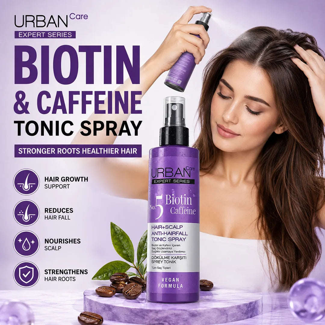 URBAN CARE BIOTIN & CAFFEINE TONIC SPRAY 200ML