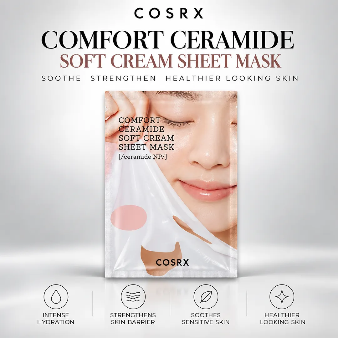 COSRX COMFORT CERAMIDE SOFT CREAM SHEET MASK 26ML