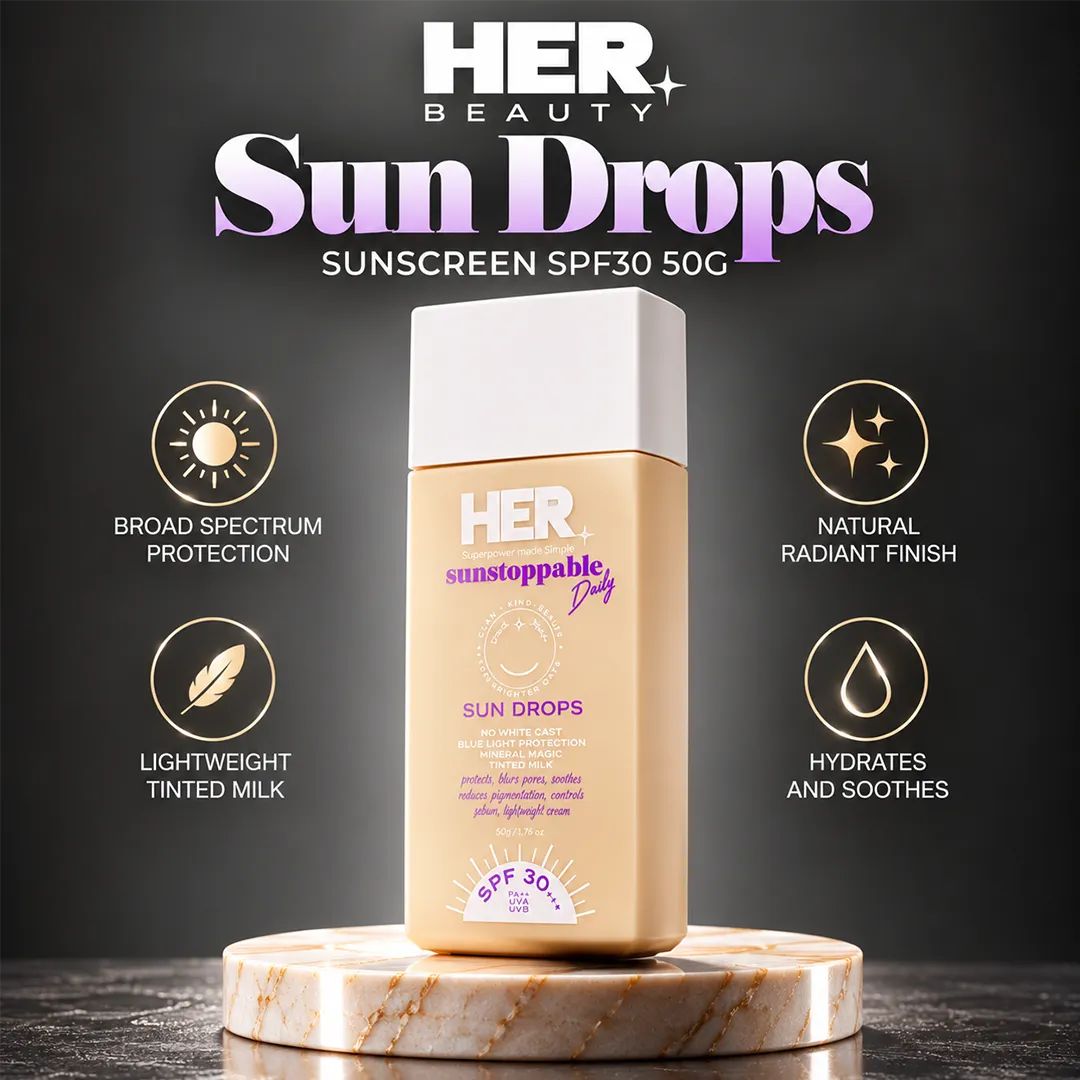 HER BEAUTY SUN DROPS SUNSCREEN SPF30 50G
