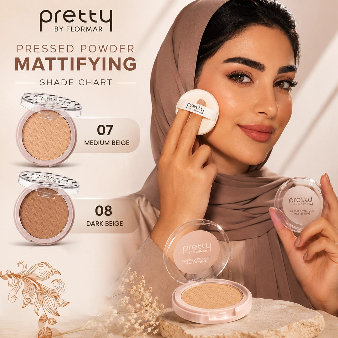 PRETTY PRESSED POWDER MATTIFYING
