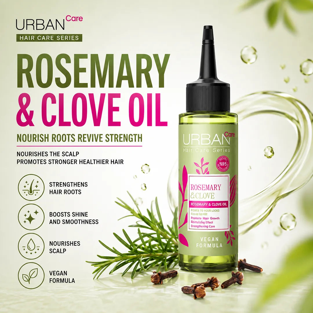 URBAN CARE OIL 100ML ROSEMARY CLOVE