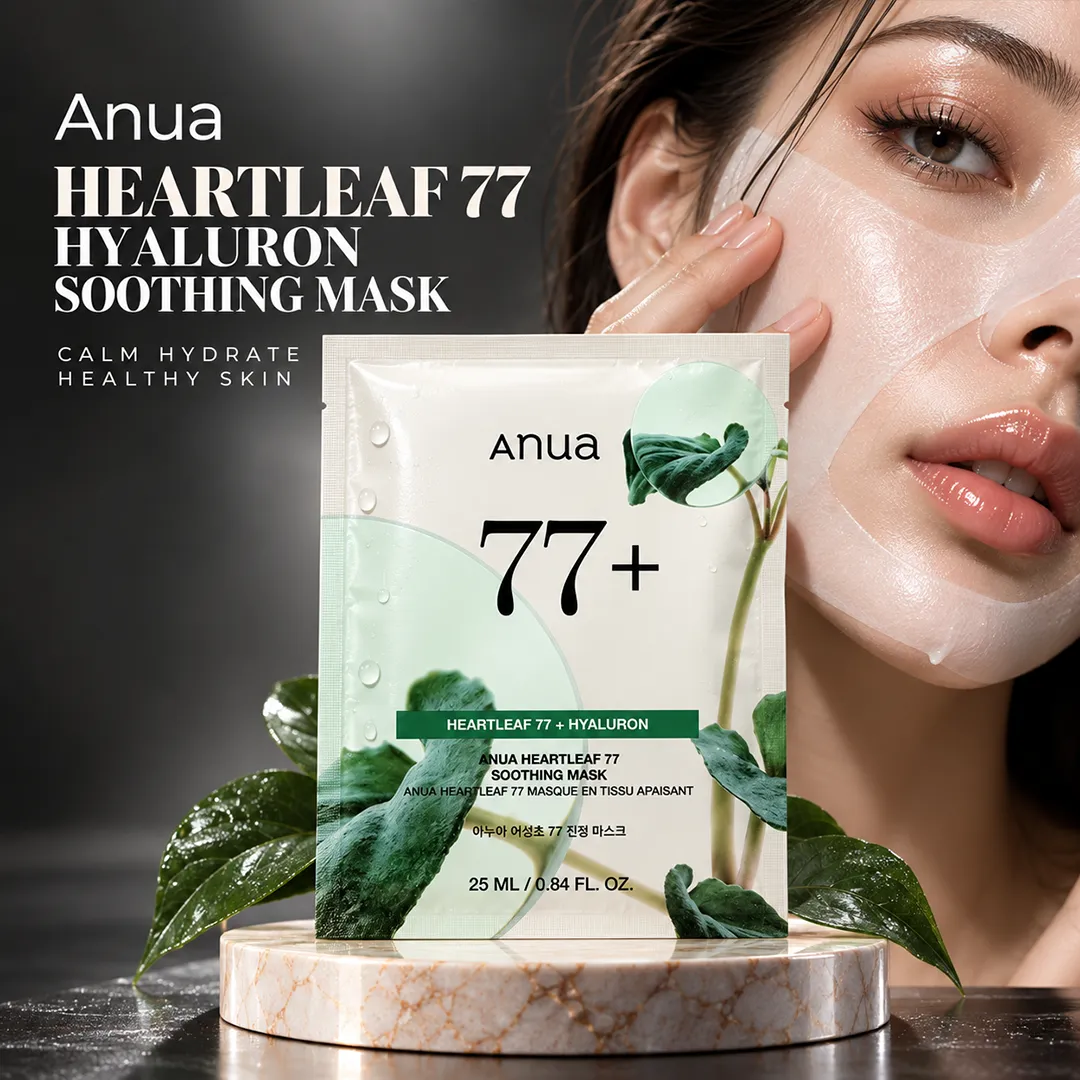 ANUA HEARTLEAF 77 HYALURON SOOTHING MASK 25ML