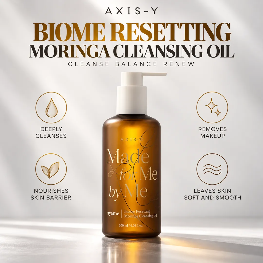 AXIS Y BIOME RESETTING MORINGA CLEANSING OIL 200ML
