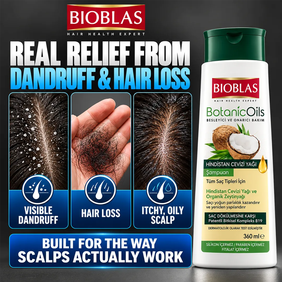 BIOBLAS SHAMPOO 360ML BOTANIC OILS COCONUT 150+