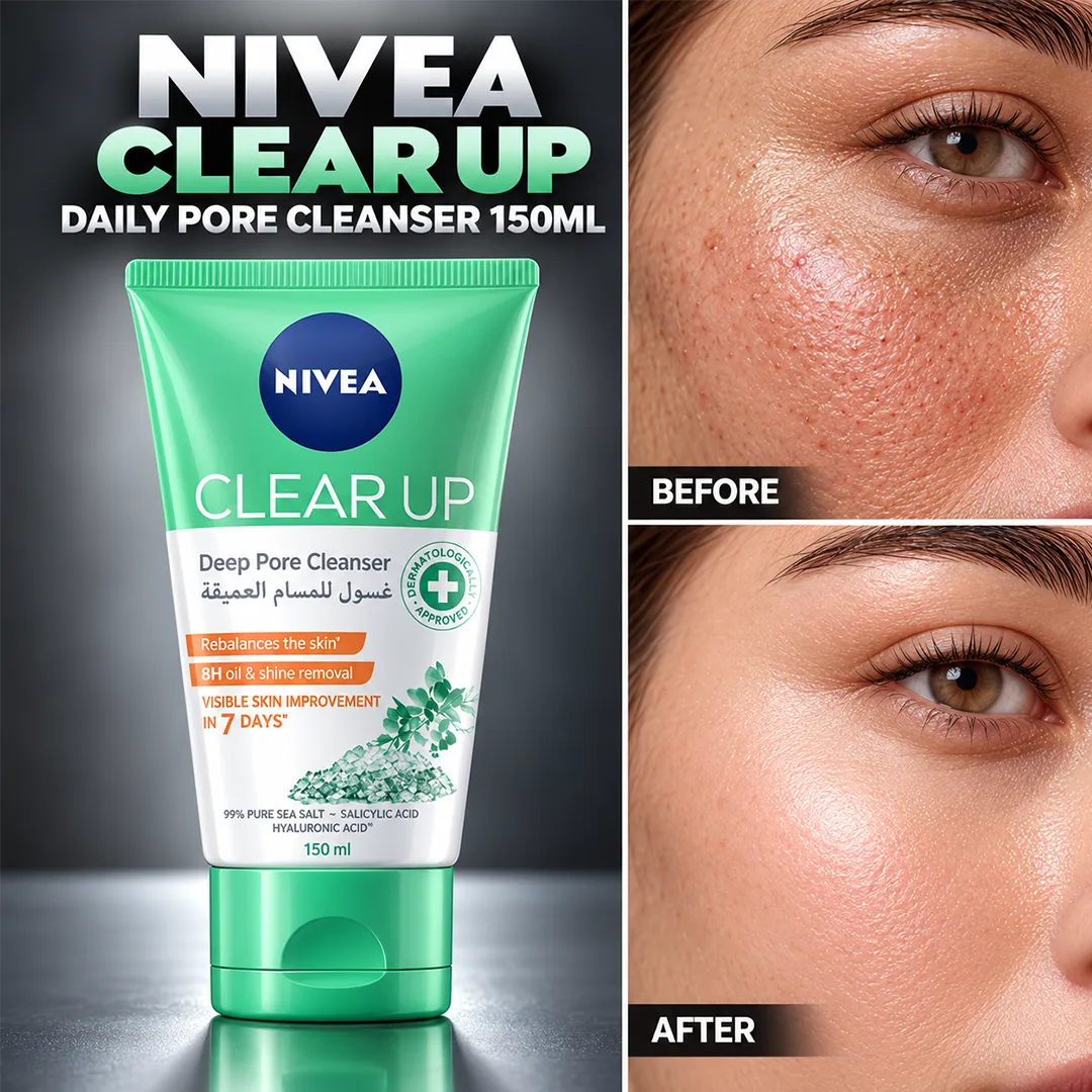 NIVEA DAILY PORE CLEANSER 150ML CLEAR UP