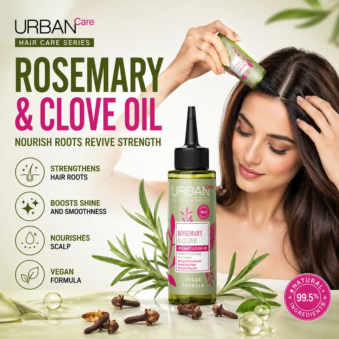 URBAN CARE OIL 100ML ROSEMARY CLOVE