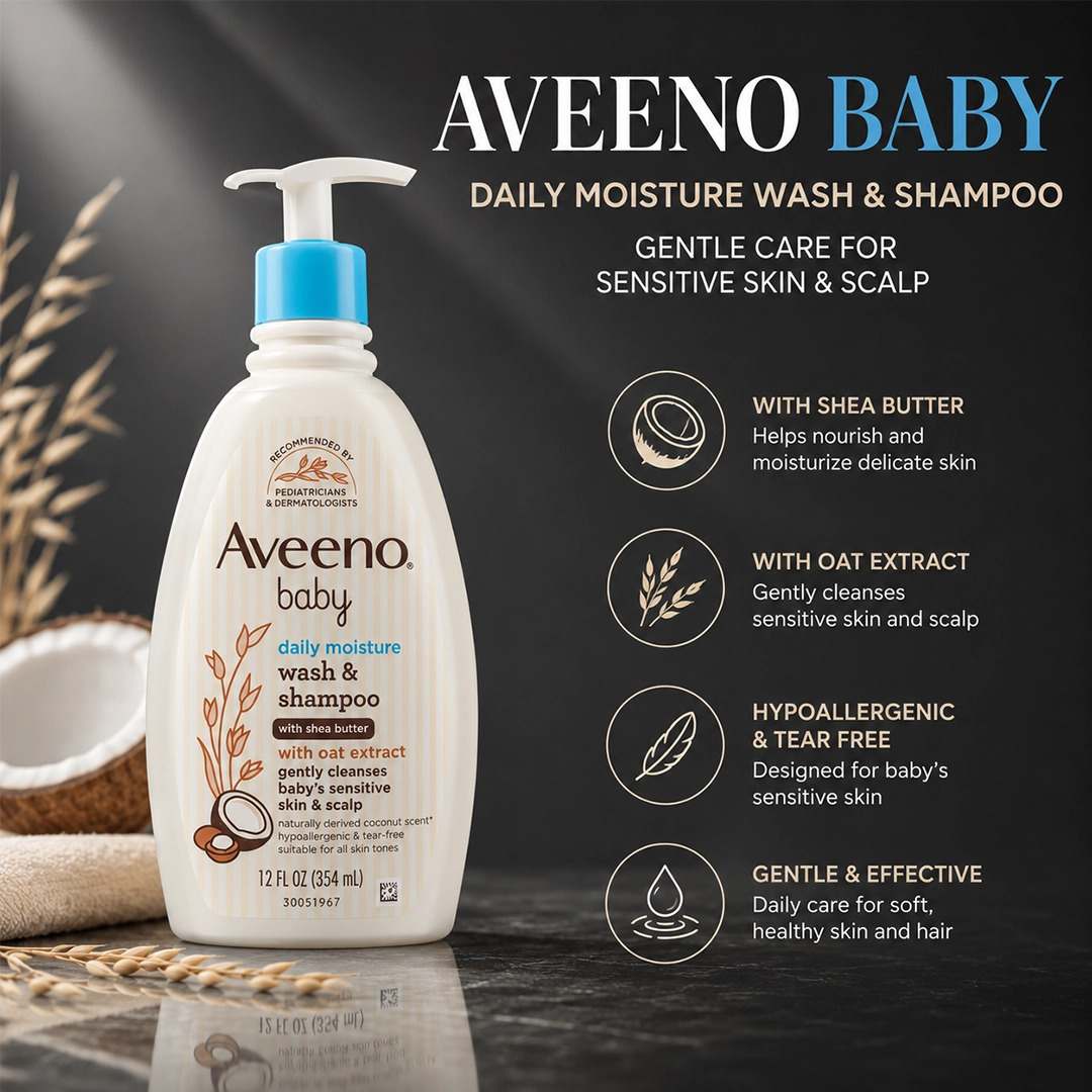 AVEENO SHAMPOO 354ML DAILY MOISTURE