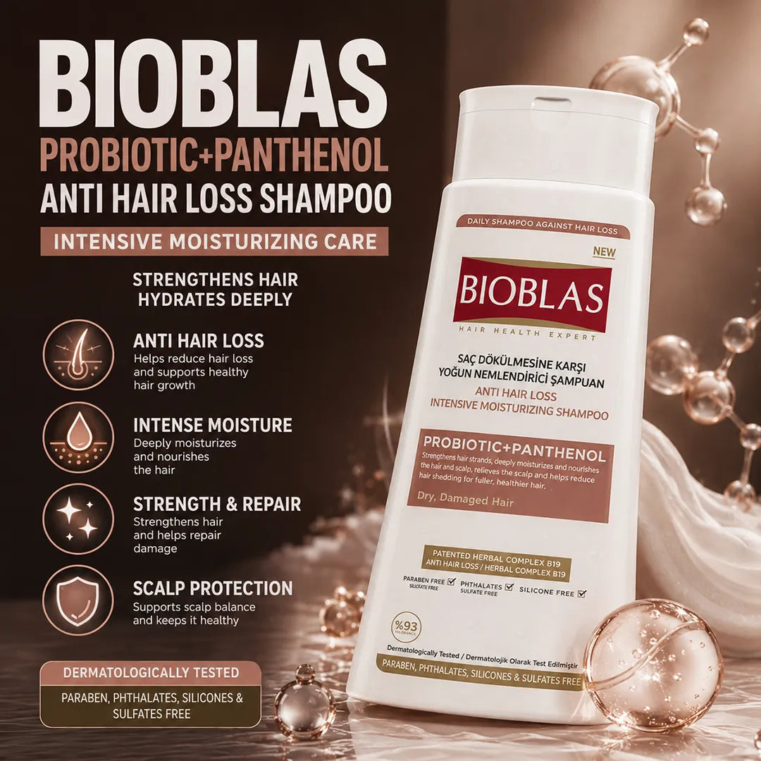 BIOBLAS SHAMPOO 360ML PROBIOTIC AND PANTHENOL