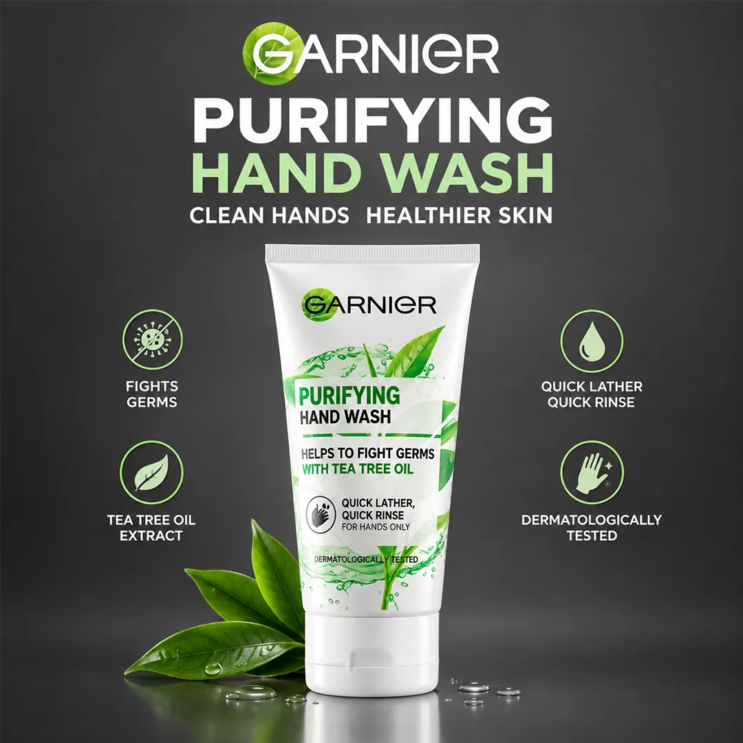 GARNIER PURIFYING HAND WASH 150ML