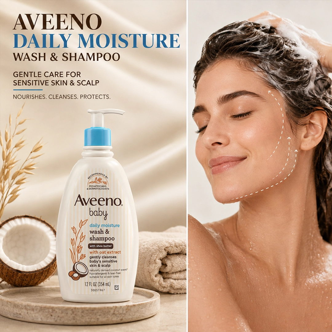 AVEENO SHAMPOO 354ML DAILY MOISTURE
